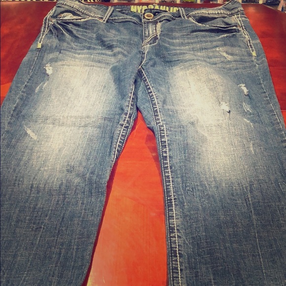 hydraulic jean capris